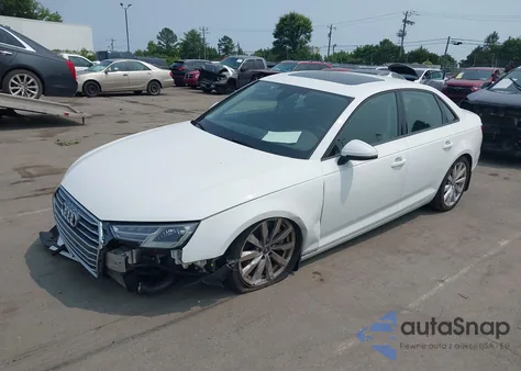 2017 Audi A4 2.0T Premium from USA, damaged, VIN WAUANAF46HN056686